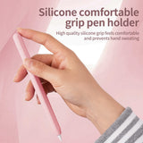 For-Apple-Pencil-(USB-C)-Solid-Color-Silicone-Protective-Case(White)