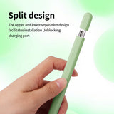 For-Apple-Pencil-(USB-C)-Solid-Color-Silicone-Protective-Case(White)