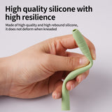 For-Apple-Pencil-(USB-C)-Solid-Color-Silicone-Protective-Case(White)