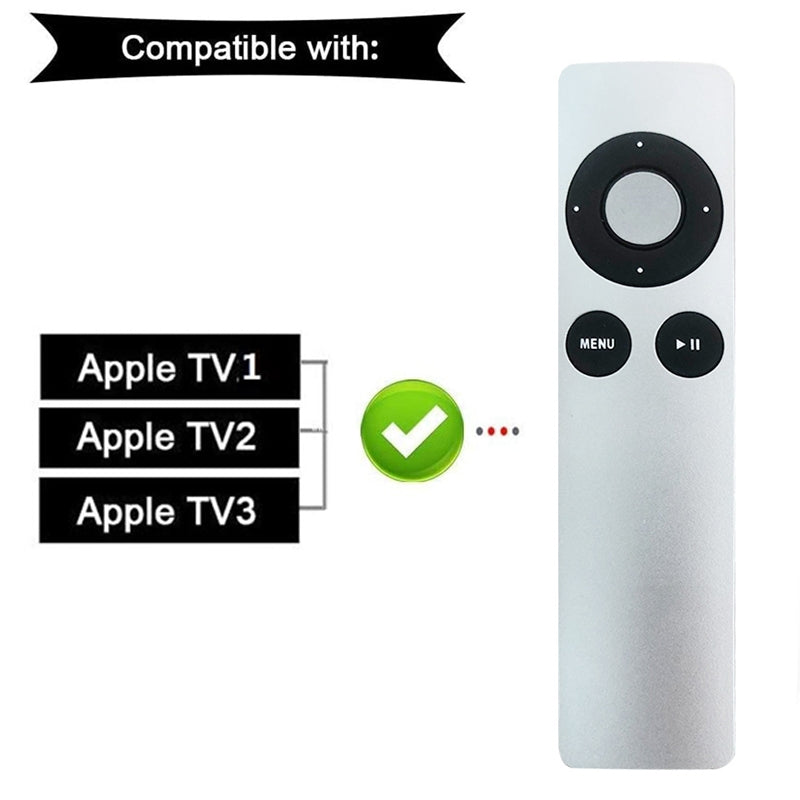 For-Apple-TV-1-/-2-/-3-Music-Systems-TV-Remote-Controls(White)