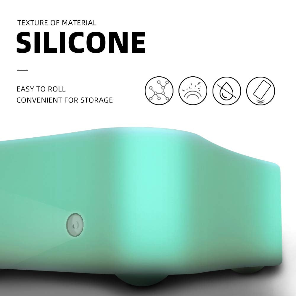 For-Apple-TV-4K-5th-/-4th-Anti-slip-Shockproof-Silicone-Remote-Control-Protective-Case(Green)