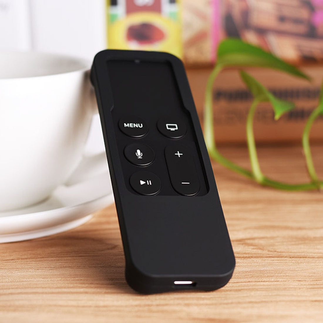 For-Apple-TV-4th-Siri-Remote-Controller-Shockproof-Silicone-Protective-Case-Pouch(Black)