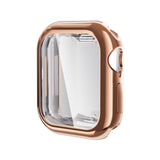 For-Apple-Watch-Series-11-/-10-46mm-Full-Coverage-TPU-Electroplated-Watch-Case(Rose-Gold)