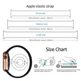 For-Apple-Watch-Ultra-49mm&Watch-Ultra-2-49mm-/-Series-10-46mm-/-9&8&7-45mm-/-SE-3&SE-2&6&SE&5&4-44mm-/-3&2&1-42mm-Solid-Color-Elastic-Silicone-Watch-Band,-Size:M-143mm-(Crimson-Cherry)