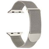 For-Apple-Watch-SE-2023-40mm-Milanese-Metal-Magnetic-Watch-Band(Starlight)