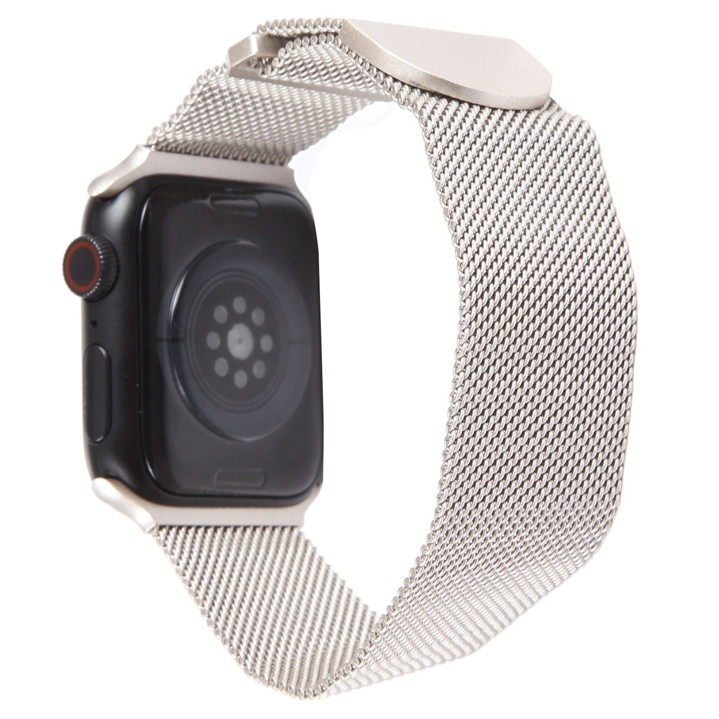 For-Apple-Watch-SE-2023-40mm-Milanese-Metal-Magnetic-Watch-Band(Starlight)