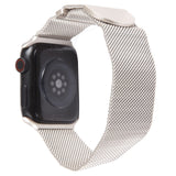 For-Apple-Watch-SE-2023-40mm-Milanese-Metal-Magnetic-Watch-Band(Starlight)