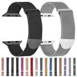 For-Apple-Watch-SE-2023-40mm-Milanese-Metal-Magnetic-Watch-Band(Starlight)