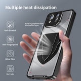 For-ASUS-ROG-Phone-8-/-8-Pro-Metal-Cooling-Phone-Case(Black)