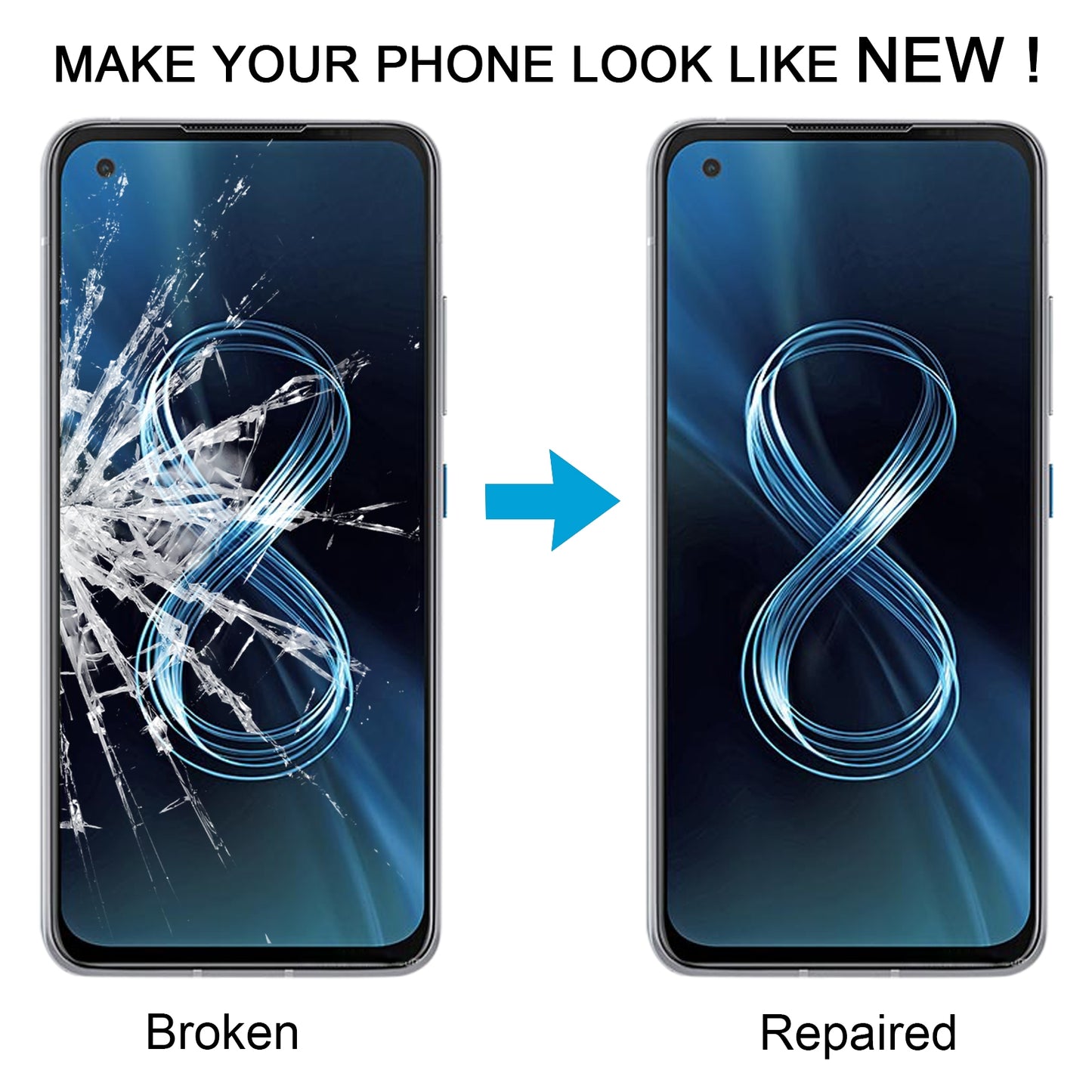 For-Asus-Zenfone-8-8Z-ZS590KS-I006D-Front-Screen-Outer-Glass-Lens-with-OCA-Optically-Clear-Adhesive