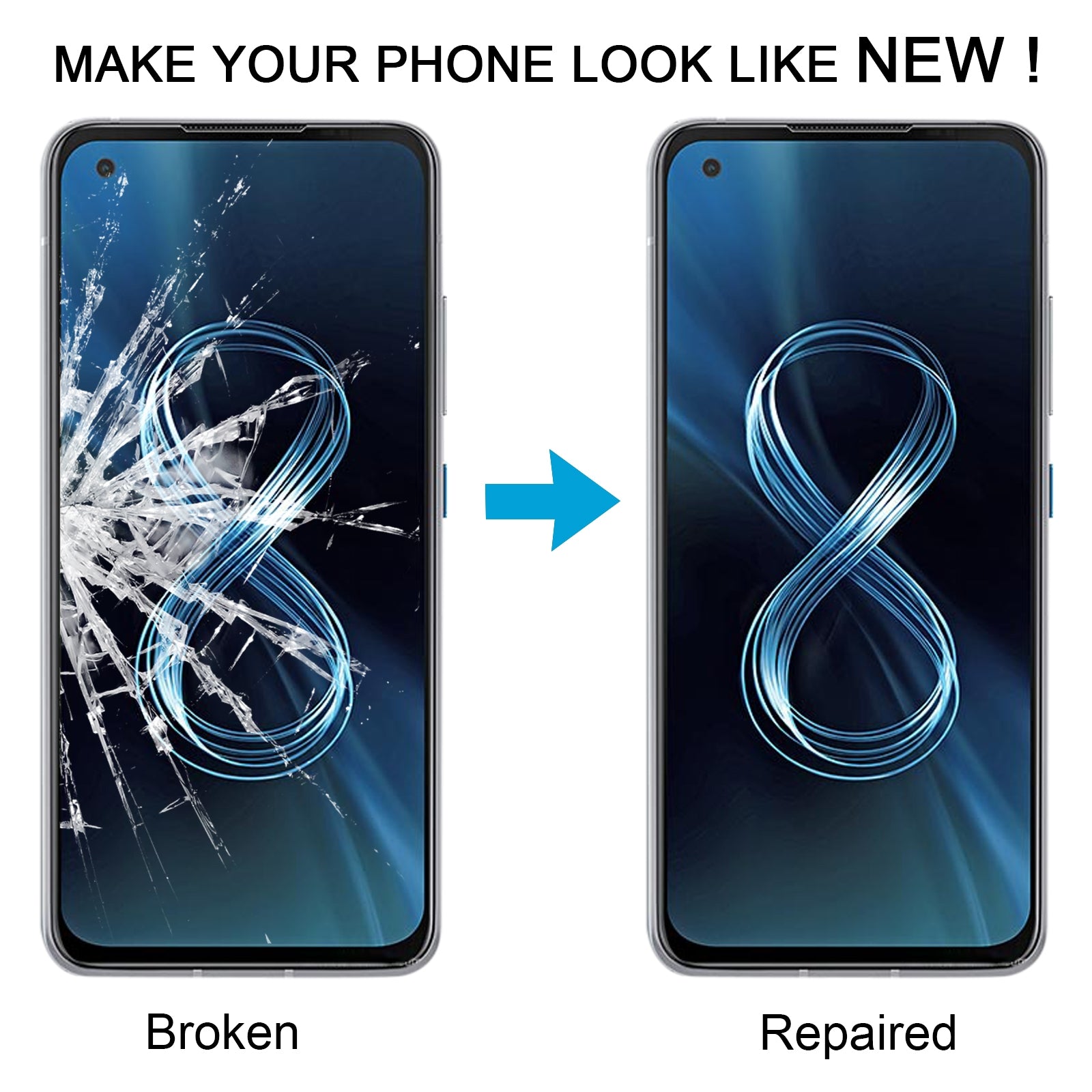 For-Asus-Zenfone-8-8Z-ZS590KS-I006D-Front-Screen-Outer-Glass-Lens-with-OCA-Optically-Clear-Adhesive