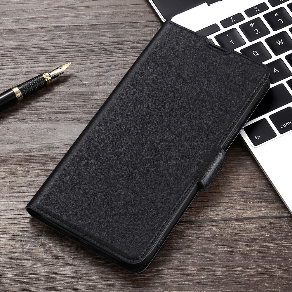 For-Asus-Zenfone-8-Flip-ZS672KS-Ultra-thin-Voltage-Side-Buckle-PU-+-TPU-Leather-Phone-Case(Black)