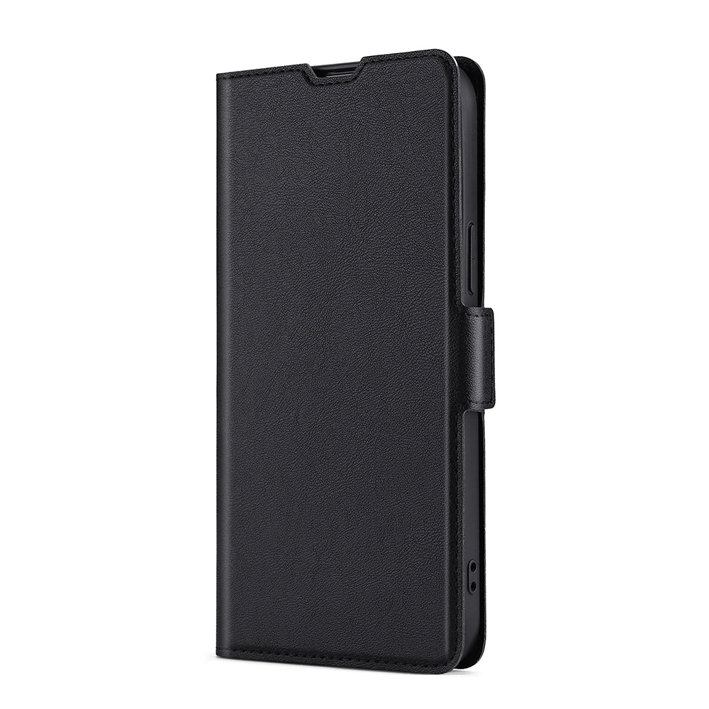 For-Asus-Zenfone-8-Flip-ZS672KS-Ultra-thin-Voltage-Side-Buckle-PU-+-TPU-Leather-Phone-Case(Black)