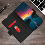 For-Asus-Zenfone-8-Flip-ZS672KS-Ultra-thin-Voltage-Side-Buckle-PU-+-TPU-Leather-Phone-Case(Black)