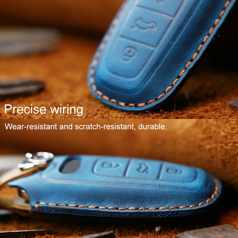 For-Audi-Series-Car-Cowhide-Leather-Key-Protective-Cover-Key-Case,-C-Version-2018-and-Above-(Brown)