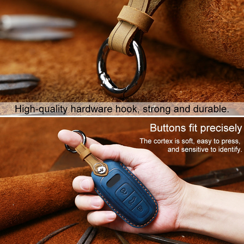 For-Audi-Series-Car-Cowhide-Leather-Key-Protective-Cover-Key-Case,-C-Version-2018-and-Above-(Brown)