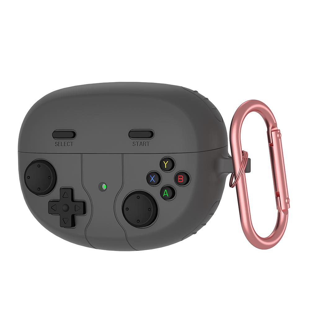 For-Bose-Ultra-Open-Earbuds-Retro-Game-Console-Style-Silicone-Earbuds-Case(Dark-Grey)