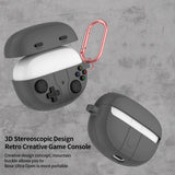 For-Bose-Ultra-Open-Earbuds-Retro-Game-Console-Style-Silicone-Earbuds-Case(Dark-Grey)
