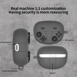 For-Bose-Ultra-Open-Earbuds-Retro-Game-Console-Style-Silicone-Earbuds-Case(Dark-Grey)