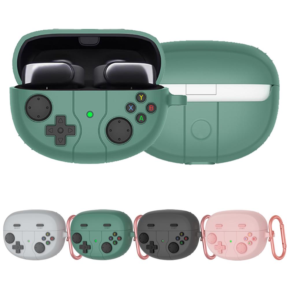 For-Bose-Ultra-Open-Earbuds-Retro-Game-Console-Style-Silicone-Earbuds-Case(Dark-Grey)