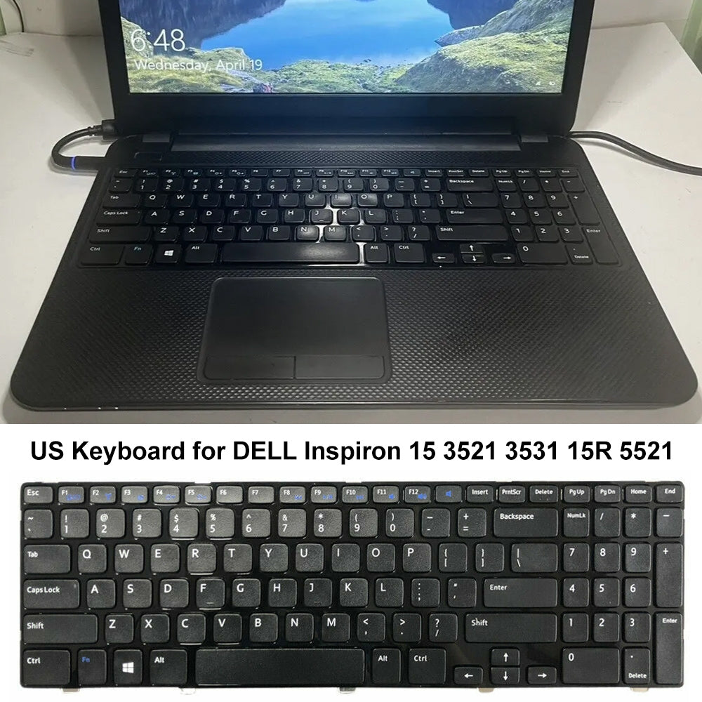 For-Dell-Inspiron-15-3521-3531-15R-5521-5537-US-Version-Laptop-Keyboard(Black)