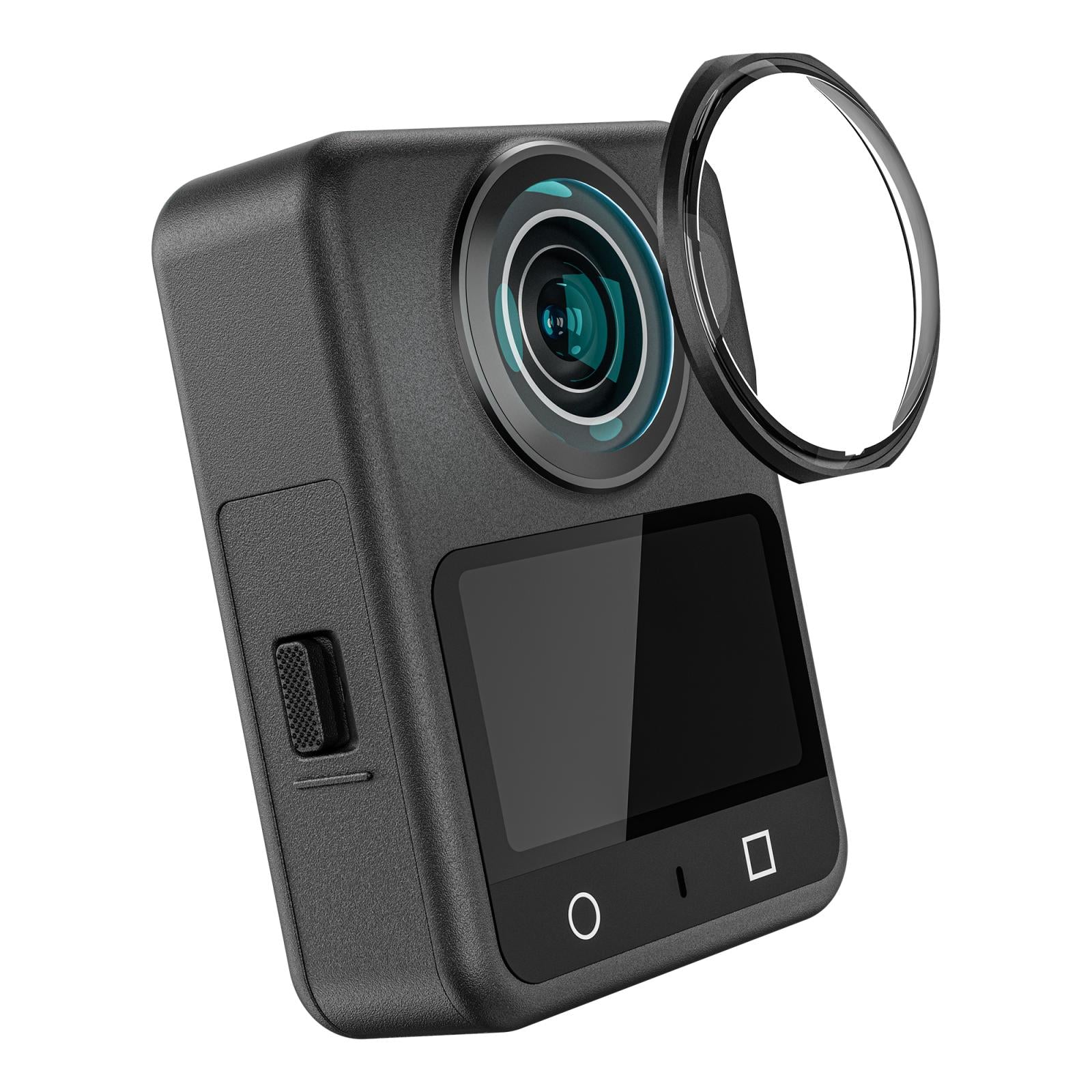 For-DJI-Osmo-360-STARTRC-Lens-Guard-PC-Protective-Cover-(Black)