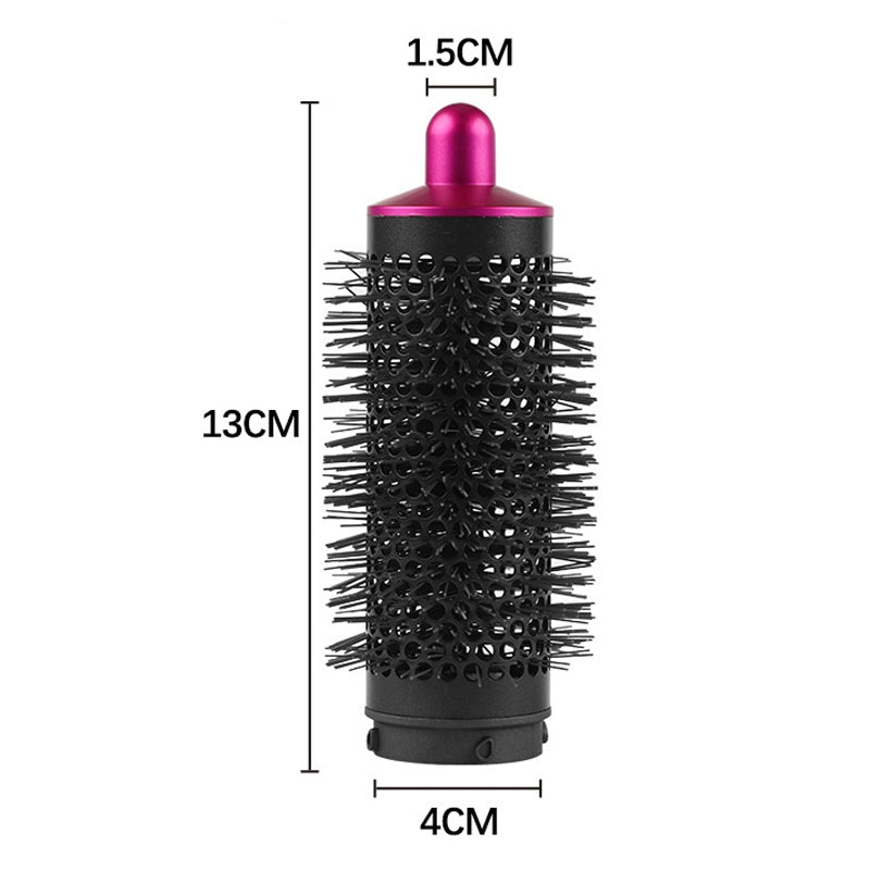 For-Dyson-Airwrap-Cylinder-Comb-Hair-Dryer-Curling-Attachment(Black-Red)