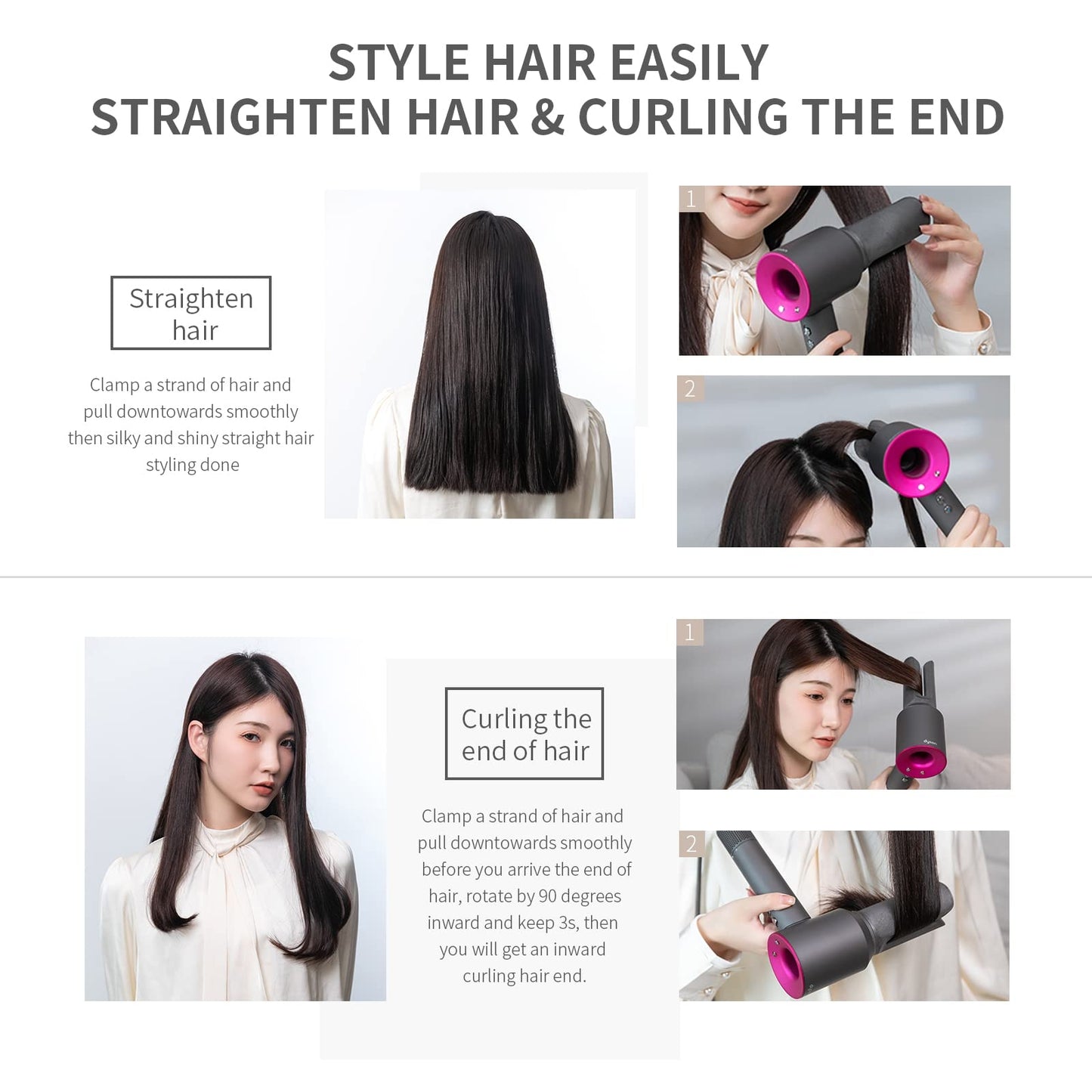 For-Dyson-HD01-HD02-HD03-HD04-HD08-HD15-Hair-Dryer-Straight-Nozzle-Attachment-(Random-Color)