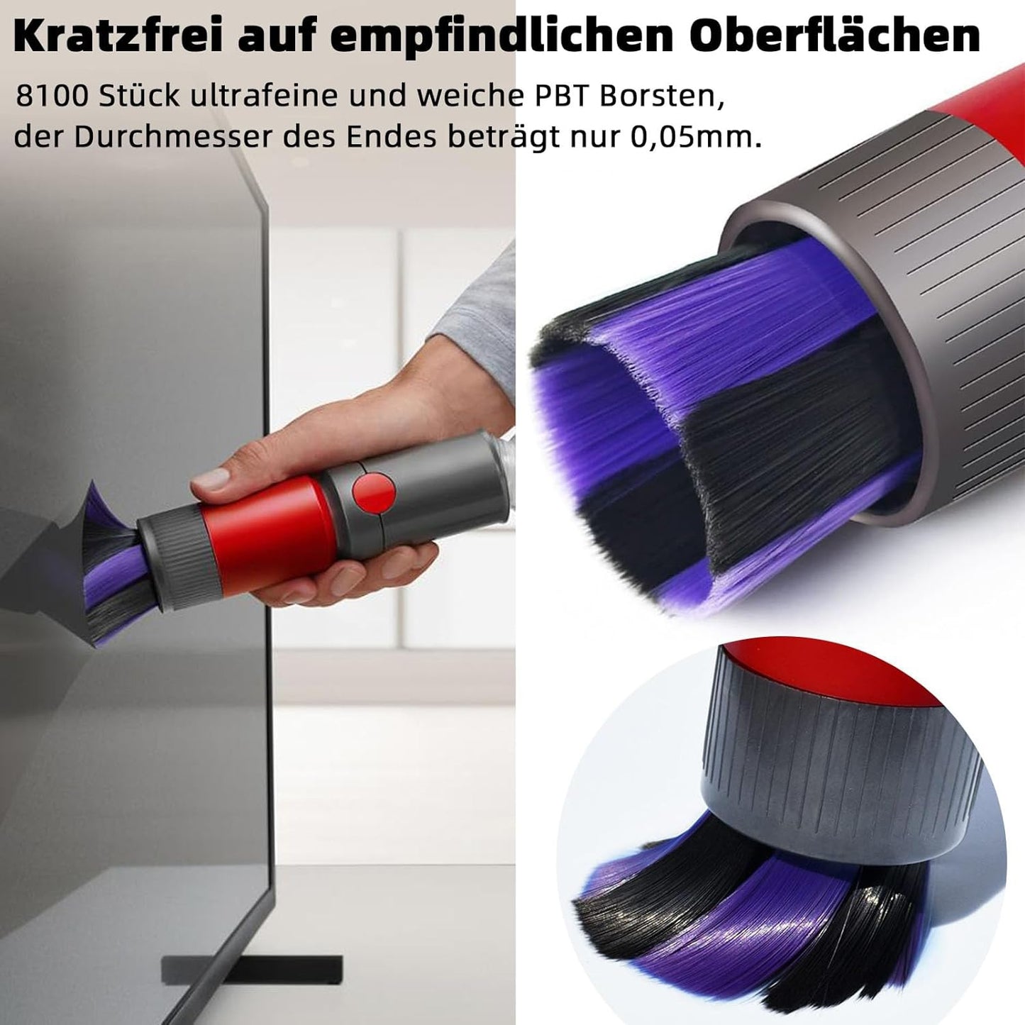 For-Dyson-Vacuum-Cleaner-V7-/-V8-/-V10-/-V11-/-V15-Non-marking-Soft-Bristle-Dusting-Brush