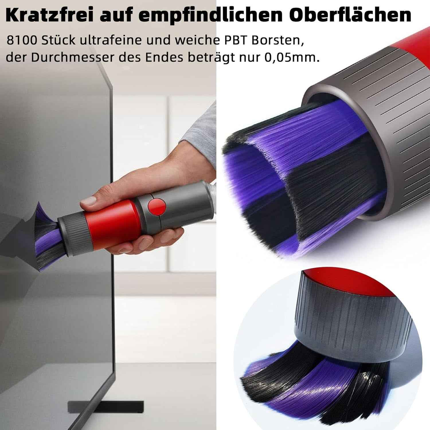 For-Dyson-Vacuum-Cleaner-V7-/-V8-/-V10-/-V11-/-V15-Non-marking-Soft-Bristle-Dusting-Brush