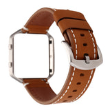 For-Fitbit-Blaze-Calf-Leather-Watch-Band(Brown)