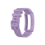 For-Fitbit-Inspire-HR-/-Ace-2-Silicone-Smart-Watch-Watch-Band(Light-Purple)