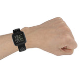 For-Fitbit-Versa-2-/-Versa-/-Versa-Lite-23mm-Clasp-Two-Color-Sport-Watch-Band(Orange-+-Grey)