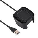 For-Fitbit-Versa-2-Charger-Charging-Dock-Base-Stand-Holder-with-1m-Charging-Cable(Black)