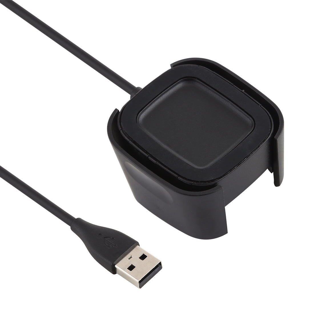 For-Fitbit-Versa-2-Charger-Charging-Dock-Base-Stand-Holder-with-1m-Charging-Cable(Black)