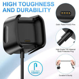 For-Fitbit-Versa-2-Charger-Charging-Dock-Base-Stand-Holder-with-1m-Charging-Cable(Black)