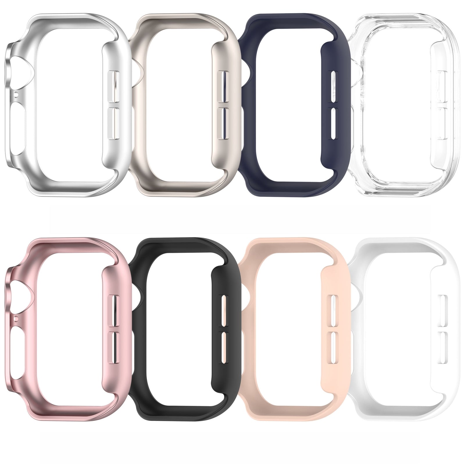 Watch-Case-for-Apple-Watch-Series-10/11-46mm,-Transparent-PC