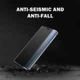 For-Galaxy-Note-10-Plus-Plain-Texture-Cloth-Attraction-Flip-Holder-Leather-Phone-Case(Silver)