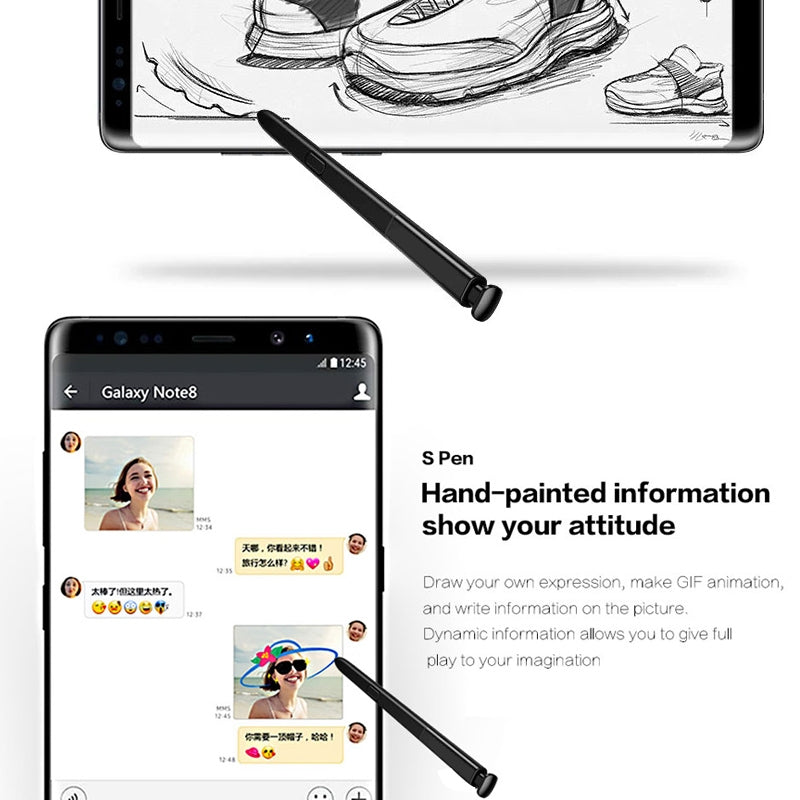 For-Galaxy-Note-8-/-N9500-Touch-Stylus-S-Pen(Black)