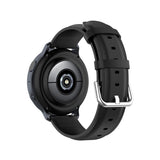 For-Galaxy-Watch-Active3-/-Galaxy-Watch-3-41mm-20mm-Universal-Leather-Watch-Band(Black)