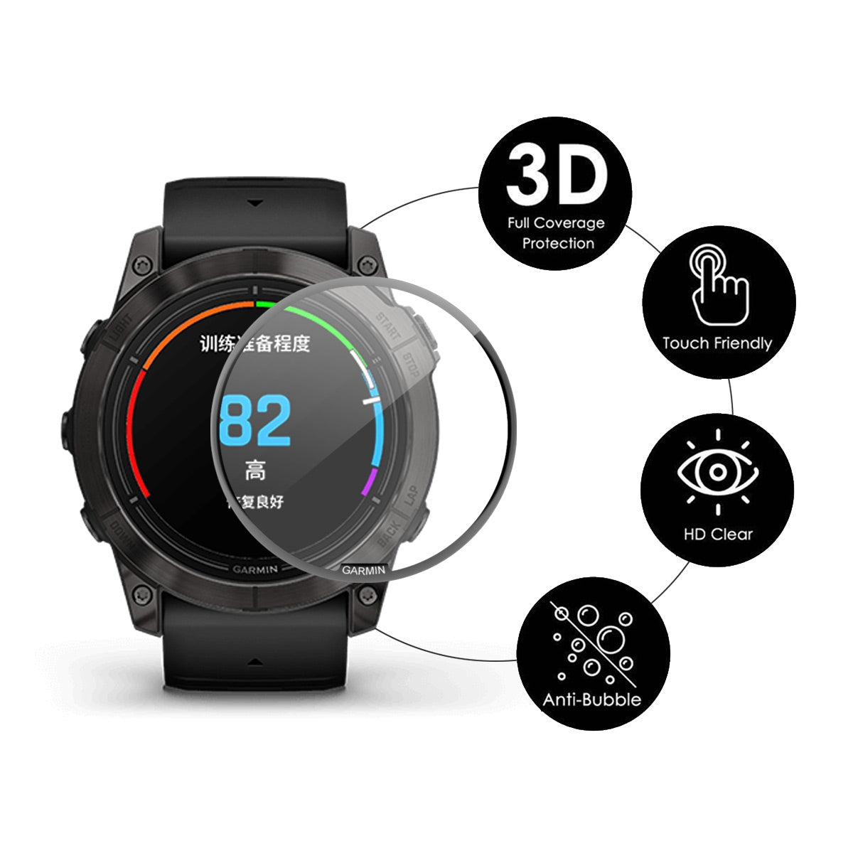 For-Garmin-epix-Pro-(Gen-2)-51mm-ENKAY-3D-Full-Coverage-Soft-PC-Edge-PMMA-HD-Screen-Protector-Film