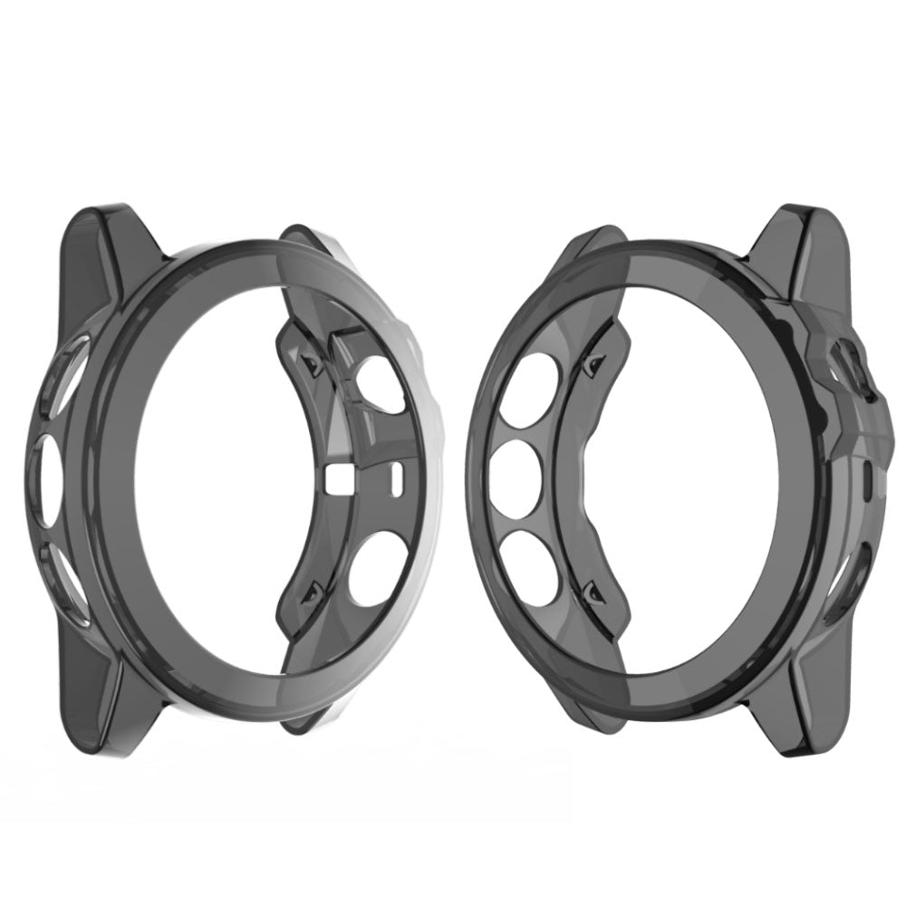 For-Garmin-Fenix-5X-TPU-Translucent-Watch-Case(Black)