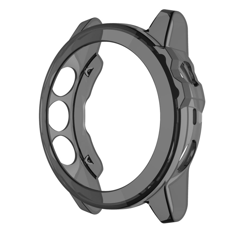 For-Garmin-Fenix-5X-TPU-Translucent-Watch-Case(Black)