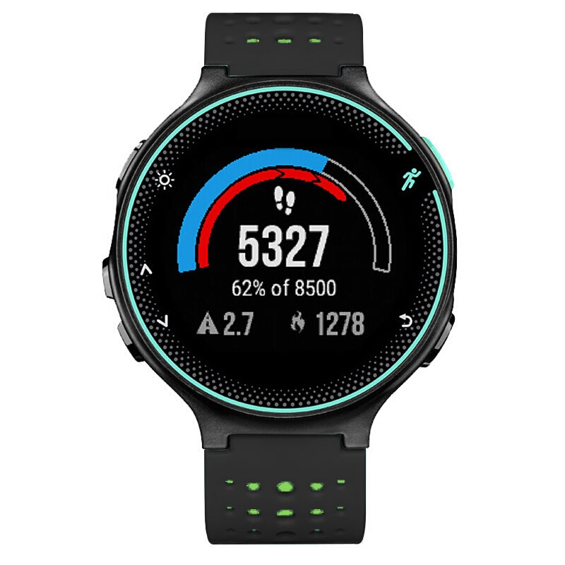For-Garmin-Forerunner-235-Two-color-Watch-Band(Black-Green)