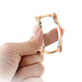 For-Garmin-Forerunner-245-TPU-Electroplated-Watch-Case(Rose-Gold)