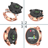For-Garmin-Forerunner-245-TPU-Electroplated-Watch-Case(Rose-Gold)