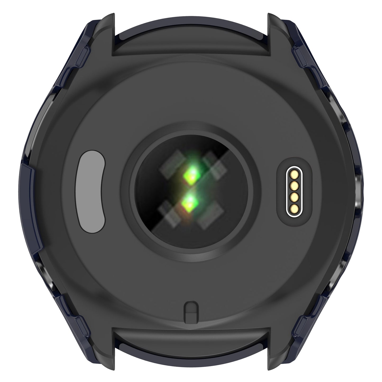 For-Garmin-Forerunner-965-PC-+-Toughened-Film-Integrated-Watch-Protective-Case(Black)