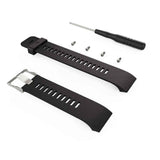 For-Garmin-Forerunner-30-/-35-Silicone-Watch-Band(Black)