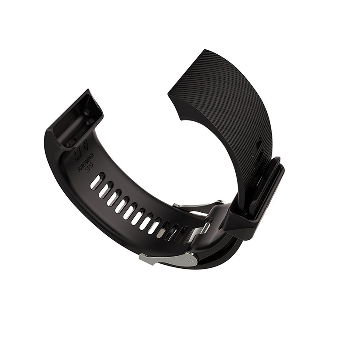 For-Garmin-Forerunner-30-/-35-Silicone-Watch-Band(Black)