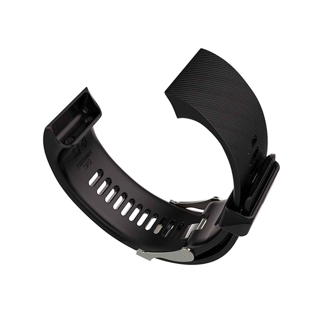 For-Garmin-Forerunner-30-/-35-Silicone-Watch-Band(Black)